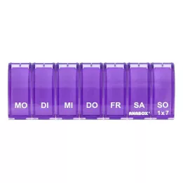 ANABOX 1x7 lilla, 1 tk