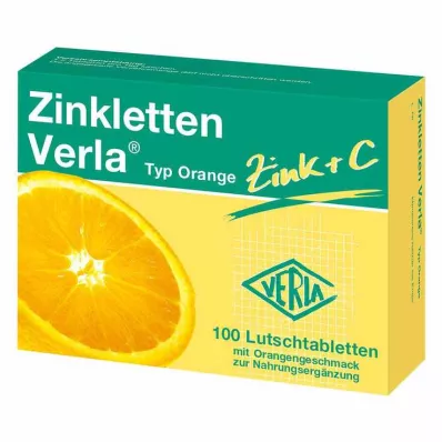 Zinkletten Verla Apelsini pastillid, 100 tk