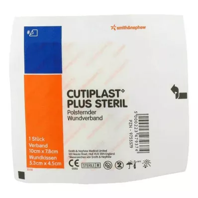 Cutiplast Plus steriilne 7,8x10 cm side, 1 tk