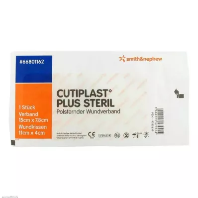 Cutiplast Plus steriilne 7,8x15 cm side, 1 tk