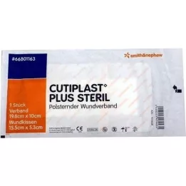 CUTIPLAST pluss steriilne 10x19,8 cm haavasidemete komplekt, 1 tk