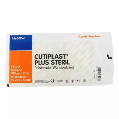 Cutiplast Plus steriilne 10x19,8 cm side, 1 tk