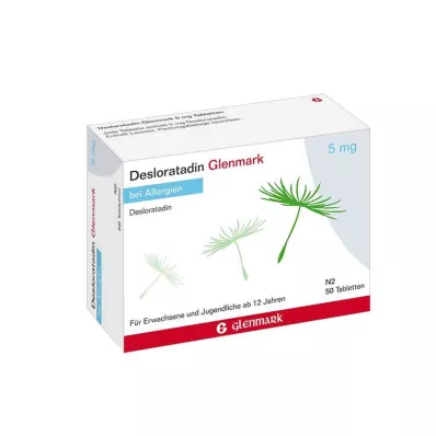 Desloratadine Glenmark 5 mg tabletid, 50 tk