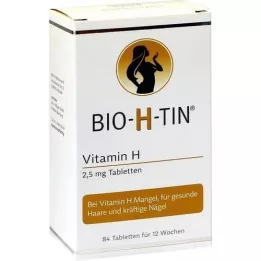BIO-H-TIN H-vitamiin 2,5 mg 12 nädala jooksul tabletid, 84 tk