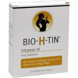 BIO-H-TIN H-vitamiin 5 mg 1 kuu tabletid, 15 tk