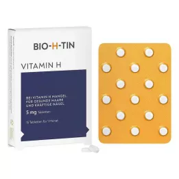 BIO-H-TIN H-vitamiin 5 mg 1 kuu tabletid, 15 tk