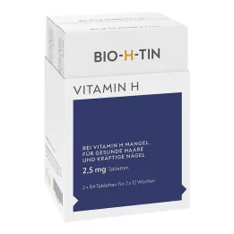 BIO-H-TIN H-vitamiin 2,5 mg 2x12 nädala jooksul tbl, 2X84 tk