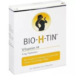 BIO-H-TIN H-vitamiin 5 mg 2 kuu tabletid, 30 tk
