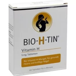 BIO-H-TIN H-vitamiin 5 mg 4 kuu tabletid, 60 tk