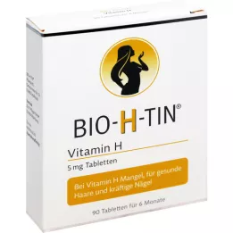 BIO-H-TIN H-vitamiin 5 mg 6 kuud tabletid, 90 tk