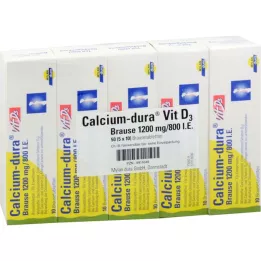 CALCIUM DURA Vit D3 Effervescent 1200 mg/800 I.U., 50 tk