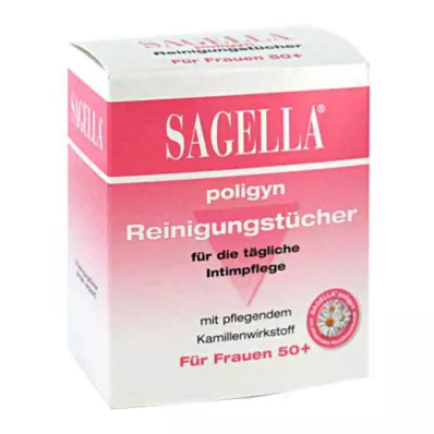 SAGELLA poligyn puhastuslapid intiimhoolduseks, 10 tk