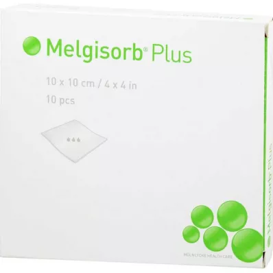 Melgisorb Plus Alginaatside 10x10 cm steriilne, 10 tk
