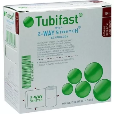 TUBIFAST 2-Way Stretch 3,5 cmx10 m punane, 1 tk