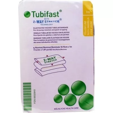 TUBIFAST 2-Way Stretch 10,75 cmx1 m kollane, 1 tk