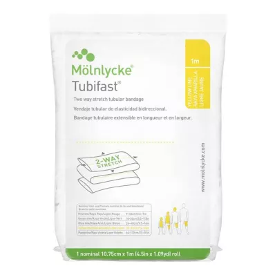 TUBIFAST 2-Way Stretch 10,75 cmx1 m kollane, 1 tk