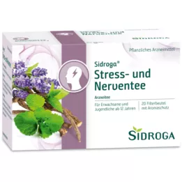 SIDROGA Stressi- ja närvitee filtrikott, 20X2,0 g