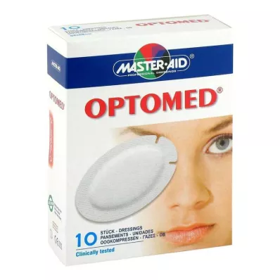 OPTOMED Silmakompressid steriilsed isekleepuvad, 10 tk