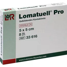 LOMATUELL 5x5 cm kohta steriilselt, 8 tk