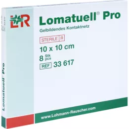 LOMATUELL Pro 10x10 cm steriilne, 8 tk