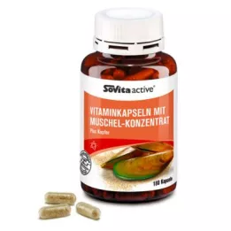 SOVITA ACTIVE Vitamiinikapslid rannakarbi kontsentraadiga, 180 tk