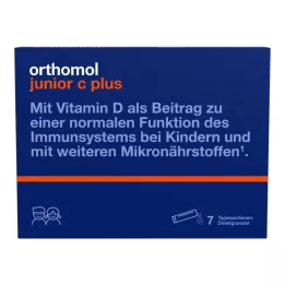 ORTHOMOL Junior C pluss graanulid, 7 tk