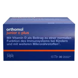 ORTHOMOL Junior C plus närimistablett mandariin/oranž, 30 tk