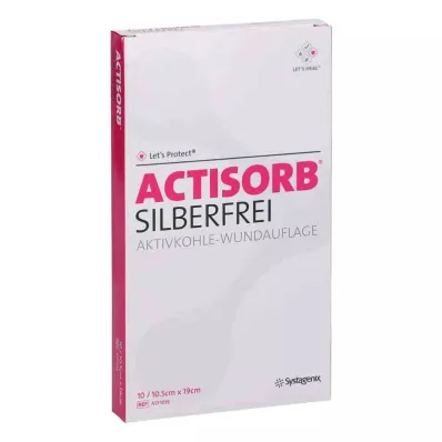 Actisorb hõbedavabad 10,5x19 cm kompressid, 10 tk
