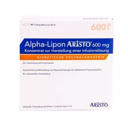 ALPHA LIPON Aristo 600 mg conc. infusiooniks, 5X24 ml