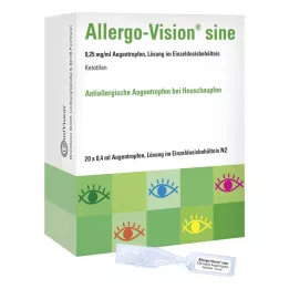 ALLERGO-VISION sine 0,25 mg/ml AT ühekordse annusena, 20X0,4 ml