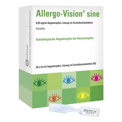 ALLERGO-VISION sine 0,25 mg/ml AT ühekordse annusena, 20X0,4 ml