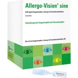 ALLERGO-VISION sine 0,25 mg/ml AT ühekordse annusena, 50X0,4 ml