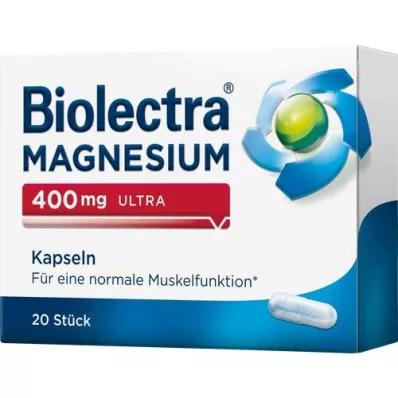 BIOLECTRA Magneesium 400 mg ultrakapslid, 20 tk