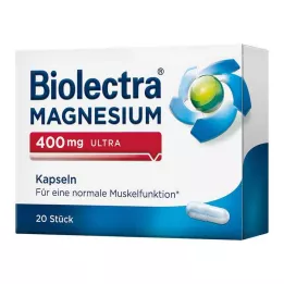 BIOLECTRA Magneesium 400 mg ultrakapslid, 20 tk