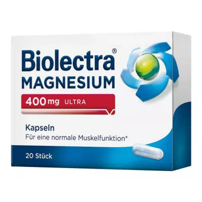 Biolectra Magnesium 400 mg ultrakapslid, 20 tk