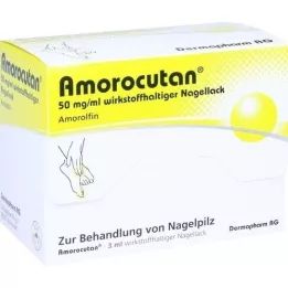 AMOROCUTAN 50 mg/ml toimeainet sisaldav küünelakk, 3 ml