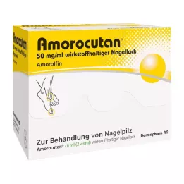 AMOROCUTAN 50 mg/ml toimeainet sisaldav küünelakk, 6 ml
