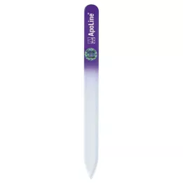 APOLINE Küüneviil klaas 14 cm lilla, 1 tk