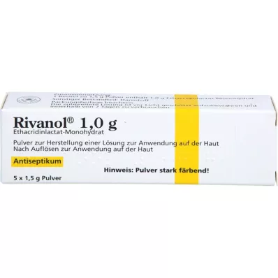 RIVANOL 1,0 g pulbrit, 5 tk
