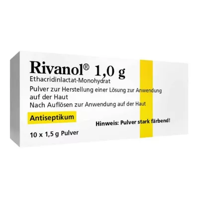 RIVANOL 1,0 g pulbrit, 10 tk