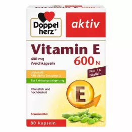 DOPPELHERZ E-vitamiin 600 N pehmed kapslid, 80 kapslit