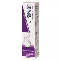 ADDITIVA Multivit.+Mineraalid+Coff.Ananass R Br.-Tabl., 20 tk