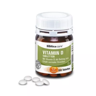 Sovita care D-vitamiini tabletid (180 tk) Sovita care D-vitamiini tabletid (180 tk)