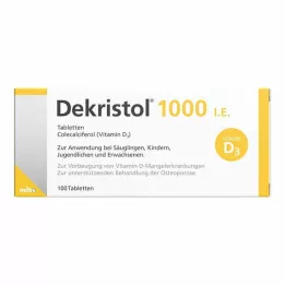 DEKRISTOL 1000 I.U. tabletti, 100 tk