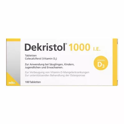 Dekristol 1000 IU tabletid, 100 tk Dekristol 1000 IU tabletid, 100 tk