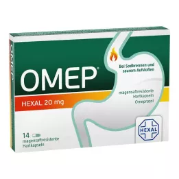 OMEP HEXAL 20 mg kõvakapslid, 14 tk