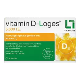 VITAMIN D-LOGES 5600 I.E. iganädalane närimistablett, 30 tk