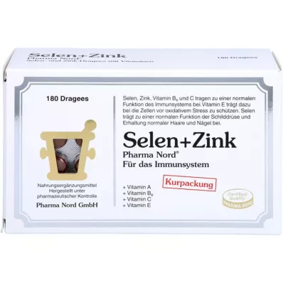 SELEN+ZINK Pharma Nord kaetud tabletid, 180 tk