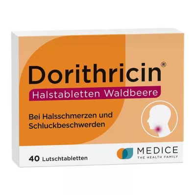DORITHRICIN Kurgupastillid metsamarja, 40 tk