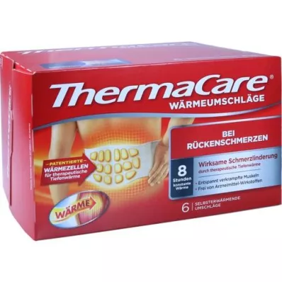 THERMACARE seljapakendid S-XL valu leevendamiseks, 6 tk